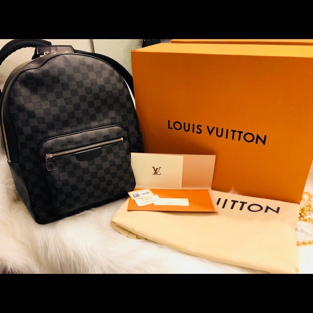 LOUIS VUITTON BACKPACK JOSH/Damier Graphite Canvas
